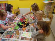 Malování a obtiskávání ovoce